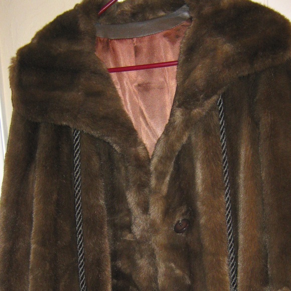 Vintage Tissavel of France for Country Pacer Faux Fur Coat